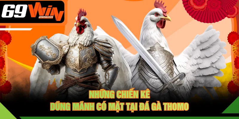 Những chiến kê dũng mãnh có mặt tại đá gà Thomo