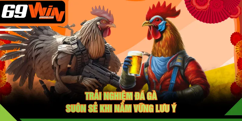 Trải nghiệm đá gà suôn sẻ khi nắm vững lưu ý