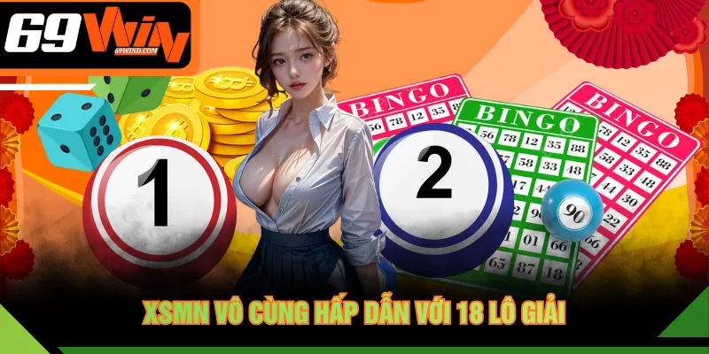 XSMN vô cùng hấp dẫn với 18 lô giải